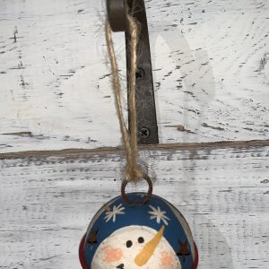 snowman bell ornament