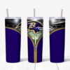 Football Zipper Theme 20oz Tumblers